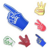 Custom EVA Form Cheering Hand Gloves, 9 1/2