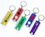 Custom Translucent Slim Rectangle Flashlight Keychain w/ Silver Trim (9 Week Svc.), 2 3/8" L x 1" W x 1/4" D, Price/piece