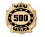 Custom 500 Hours of Service Deluxe Clutch Pin