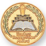 Blank Scholastic Award Pin (Student Recognition Award), 3/4