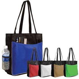 Non Woven Business Tote Bag (Blank), 13 1/2" W x 14" H x 4 1/2" D