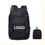 Custom Light Weight Foldable Backpack, 15 3/4" H x 9 1/2" W x 4 3/4" Thick, Price/piece