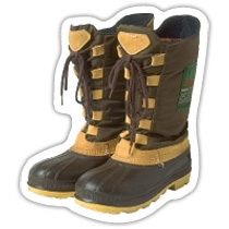 Custom 3.1-5 Sq. In. (B) Magnet - Lace Up Rubber Boots, 30mm Thick
