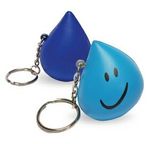 Custom Droplet Keychain Stress Reliever Toy