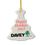 Custom Tree Shape Ceramic Ornament With Full Color Imprint - Ships In 3 Days, Price/piece