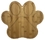 Custom 10" x 11" - Bamboo Paw Print Cutting Boards - Laser Engraved Wood, Price/piece