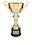 Custom Gold Plated Aluminum Cup Trophy w/ Plastic Base (11 1/2"), Price/piece