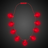 Custom Red Heart LED Necklace