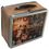 Custom Silver Retro Lunch Box with 4 color laminated vinyl label, Price/piece