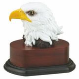 Blank Hand-Painted Natural Eagle Head (6 1/2