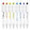 Custom Colorful Series Plastic Ballpoint Pen, 5.55" L x 0.43" W, Price/piece