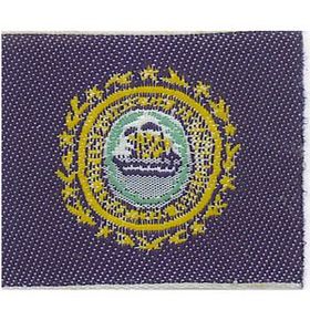 Custom Woven State Flag Applique - New Hampshire
