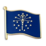 Blank Indiana State Flag Pin