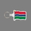 Key Ring & Full Color Punch Tag W/ Tab - Flag of Gambia, Price/piece