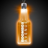 Custom Amber Yellow Bottle Light Up Pendants
