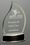 Custom 8 3/4" Premium Glass Flame Award, Price/piece