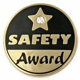 Blank Safety Award Pin, 7/8