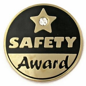 Blank Safety Award Pin, 7/8" W