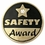 Blank Safety Award Pin, 7/8" W, Price/piece
