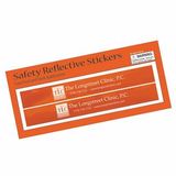 Pacific Promos Custom Rectangular Reflective Safety Stickers