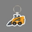 Key Ring & Full Color Punch Tag - Front End Loader, Price/piece