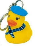 Custom Rubber Artist Duck Key Chain