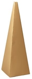Blank Metallic Gold Cone Shaped Favor Box, 2