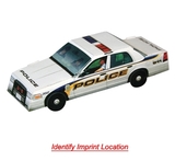 Custom Foldable Die-Cut Police Car (Full Color Digital)