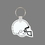 Key Ring & Punch Tag - Football Helmet (Right Side View), Price/piece
