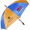 2 Tone Golf Umbrella - Orange/ Blue (58" Arc), Price/piece