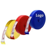 Custom Double Sided 150 cm 60 Inch Push Button Tape Measure, 1.97