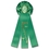 Custom 14" Stock Rosette Streamers/Trophy Cup On Medallion (Honorable Mention), Price/piece