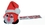 Custom Santa Weepul, 1 1/4" H X 1 1/4" W X 1 1/4" L, Price/piece