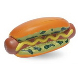 Custom Hot Dog Stress Reliever Squeeze Toy