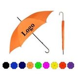 Custom Sleek Stick Umbrella W/ Hook Handle (46