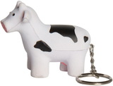 Custom Cow Squeezies Stress Reliever Keyring