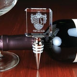 Custom Round Beveled Wine Stopper