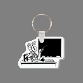 Key Ring & Punch Tag - Teacher In Classroom