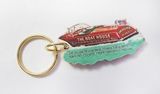 Custom USA Made - Wood Key chains sized at 2.25x1.25 Full Color with engraving, 2.25