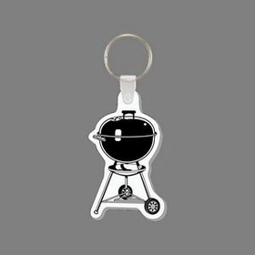 Key Ring & Punch Tag W/ Tab - Barbecue Grill