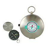 Custom Stainless Steel Compass, 1 7/8