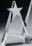 Custom Small Top Star Award - Triangle, 4
