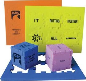 Custom Foam Puzzle Cube 1 1/2"