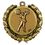 Custom Stock Cheerleading Medal w/ Wreath Edge (1 1/2"), Price/piece