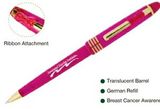 Custom Euro Style Pen w/Ribbon Attachment