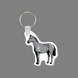 Custom Key Ring & Punch Tag W/ Tab - Horse