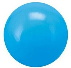 Custom 16" Inflatable Solid Light Blue Beach Ball