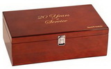 Custom Rosewood Piano Finish Double Wine Box, 14 1/4