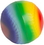Custom Rainbow Baseball Squeezies Stress Reliever, 2.5" Diameter, Price/piece