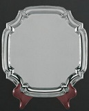 Custom Endurance Heavy Gauge Nickel Plated Square Chippendale Tray (4.5